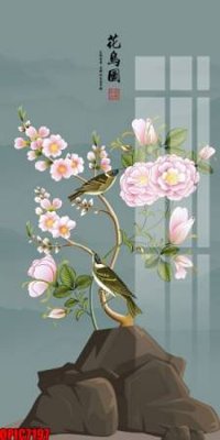 File gốc file tranh bộ decor in treo tường tráng gương OPIC7197 (AI/EPS) cho in ấn