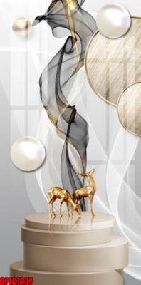 File gốc in ấn file tranh bộ decor in treo tường tráng gương OPIC7237 chất lượng vượt trội