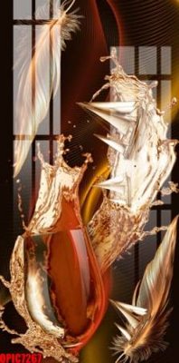 File gốc file tranh bộ decor in treo tường tráng gương OPIC7267 (trang trí) cho phòng khách