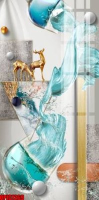 File PSD file tranh bộ decor in treo tường tráng gương OPIC7269 (bản gốc) dễ dàng edit