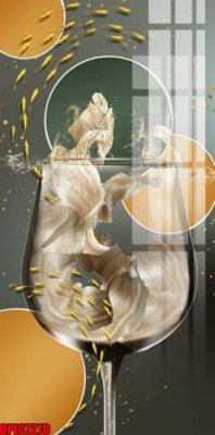 File gốc file tranh bộ decor in treo tường tráng gương OPIC7270 (in mica) cắt laser