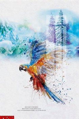 File PSD file tranh bộ decor in treo tường tráng gương OPIC7403 (bản gốc) đã tách nền