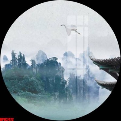 File tranh file tranh bộ decor in treo tường tráng gương OPIC7472 (gốc) chủ đề trừu tượng