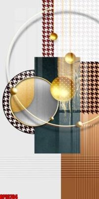 File gốc in ấn file tranh bộ decor in treo tường tráng gương OPIC764 độ phân giải cao