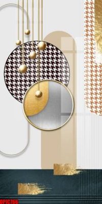 File ảnh file tranh bộ decor in treo tường tráng gương OPIC766 (gốc) cho trang trí nhà hàng