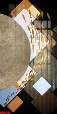 File tranh file tranh bộ decor in treo tường tráng gương OPIC831 (ảnh gốc) cho in ấn kỹ thuật số