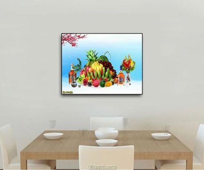 File gốc File tranh phòng ăn PA80 (bản quyền) cho in ấn