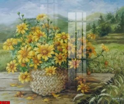 File gốc file tranh in treo tường file decor tổng hợp R10228 (in tráng gương) ốp tường