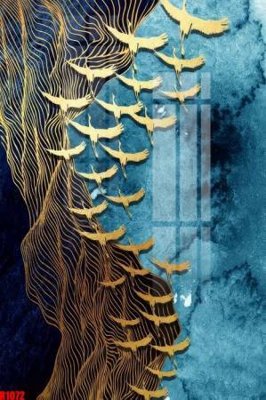 File gốc file tranh in treo tường file decor tổng hợp R1072 (in mica) cắt laser