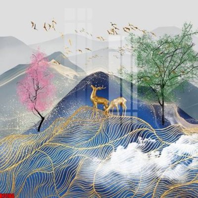 File ảnh file tranh in treo tường file decor tổng hợp R11184 (gốc) in poster