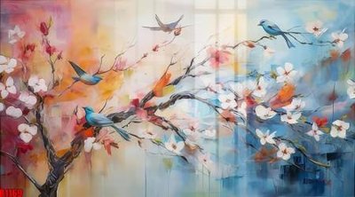 File PSD file tranh in treo tường file decor tổng hợp R1169 (gốc) tách lớp chi tiết