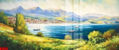 Download file gốc file tranh in treo tường file decor tổng hợp R1653 (in lụa) hoa lá