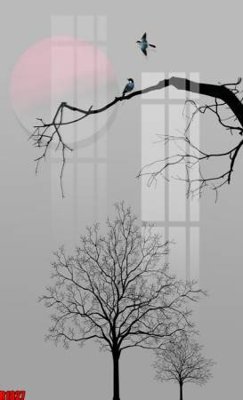 File gốc file tranh in treo tường file decor tổng hợp R1827 (phong cách) cổ điển