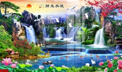 File gốc file tranh in treo tường file decor tổng hợp R1830 (in tráng gương) sang trọng