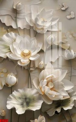 Download file gốc file tranh in treo tường file decor tổng hợp R1934 (in lụa) tranh 3D