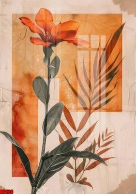 File gốc file tranh in treo tường file decor tổng hợp R2430 cho in ấn và thiết kế