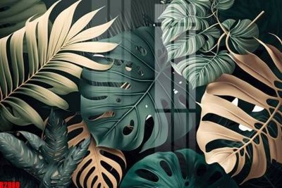 Tải file file tranh in treo tường file decor tổng hợp R2880 (gốc) chủ đề hoa sen