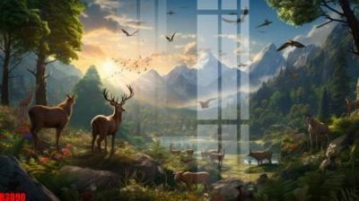 File gốc file tranh in treo tường file decor tổng hợp R3090 (trang trí) phòng làm việc