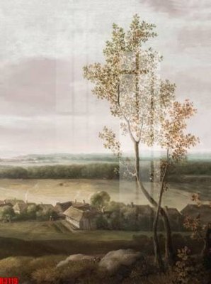 File tranh gốc in trần nhà file tranh in treo tường file decor tổng hợp R3119 3D