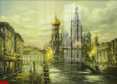 File tranh file tranh in treo tường file decor tổng hợp R3554 (gốc) in vải canvas