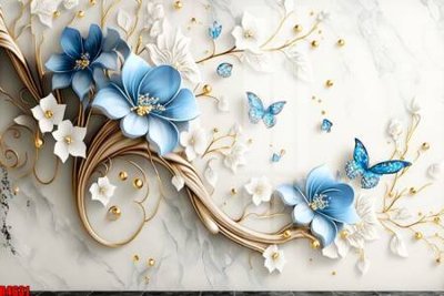 File tranh gốc in trần nhà file tranh in treo tường file decor tổng hợp R4631 3D