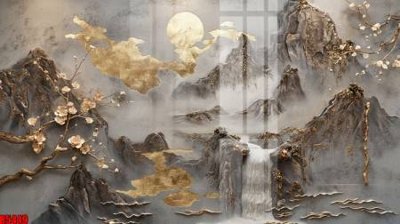 Tải file file tranh in treo tường file decor tổng hợp R5449 (PSD) cho in ấn quảng cáo