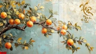 File in trần file tranh in treo tường file decor tổng hợp R5537 (bản gốc) 5D