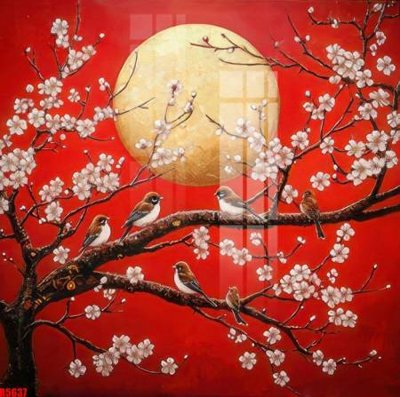 Tải file tranh gốc file tranh in treo tường file decor tổng hợp R5637 chất lượng cao