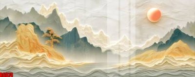 File gốc file tranh in treo tường file decor tổng hợp R6074 (cho in ấn) độc quyền