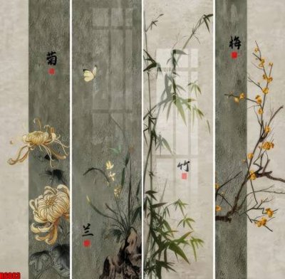 Download file gốc file tranh in treo tường file decor tổng hợp R6083 (độ nét cao)