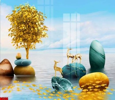 File tranh file tranh in treo tường file decor tổng hợp R6208 (gốc) in backlit film