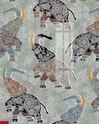 File tranh file tranh in treo tường file decor tổng hợp R6225 (gốc) in vải canvas