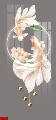 File in trần file tranh in treo tường file decor tổng hợp R6407 (bản gốc) đại dương