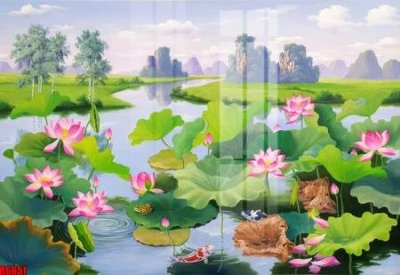 Tải file file tranh in treo tường file decor tổng hợp R6651 (gốc) làm file in ấn