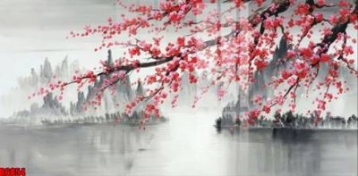 File tranh file tranh in treo tường file decor tổng hợp R6854 (gốc) in vải canvas