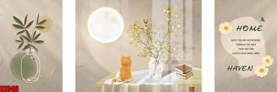 Tải về file gốc file tranh in treo tường file decor tổng hợp R7346 (dùng cho in quảng cáo)