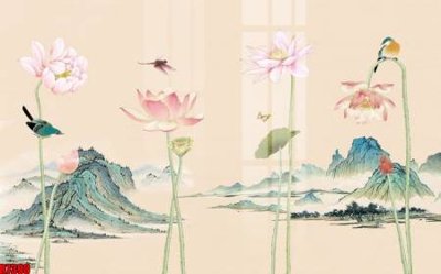 File PSD file tranh in treo tường file decor tổng hợp R7390 (nguyên bản) cho thiết kế