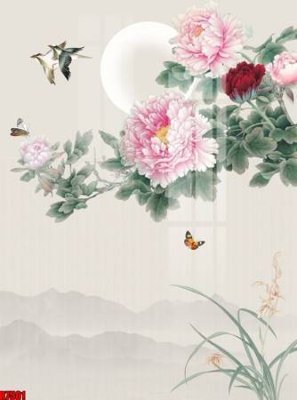 Tải file gốc file tranh in treo tường file decor tổng hợp R7501 (để in lụa)