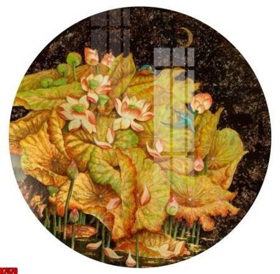 Download file gốc file tranh in treo tường file decor tổng hợp R7576 (in lụa) nghệ thuật