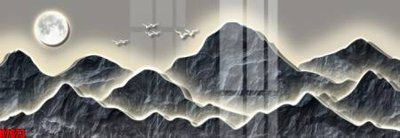 File gốc file tranh in treo tường file decor tổng hợp R7673 (in tráng gương) hiện đại