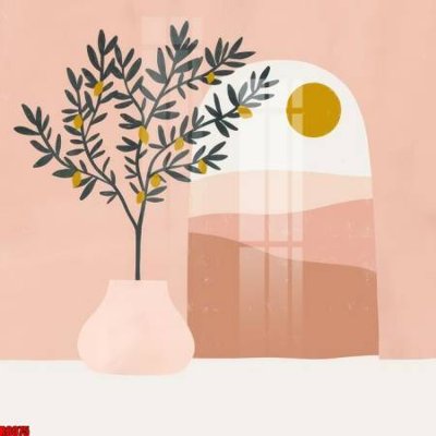 File tranh file tranh in treo tường file decor tổng hợp R8075 (gốc) in trên kính