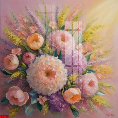 Tải file file tranh in treo tường file decor tổng hợp R8083 (gốc) chủ đề hoa sen