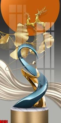 Hình ảnh file gốc in trần nhà file tranh in treo tường file decor tổng hợp R8191