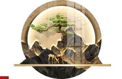 File tranh file tranh in treo tường file decor tổng hợp R8399 (gốc) chủ đề thiên nhiên