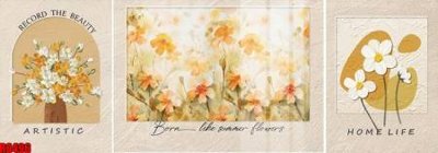 File PSD in ấn file tranh in treo tường file decor tổng hợp R8496 (chất lượng cao)