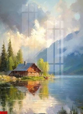 File PSD file tranh in treo tường file decor tổng hợp R8672 (nguyên bản) cho thiết kế