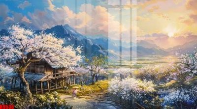 File PSD file tranh in treo tường file decor tổng hợp R9538 (bản gốc) cho nhà in