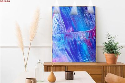 File gốc File tranh hiện đại Sơn Dầu SD2010 (in tráng gương) ốp tường