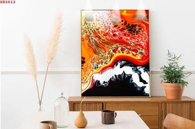 File ảnh File tranh hiện đại Sơn Dầu SD2012 (gốc) cho trang trí nhà hàng
