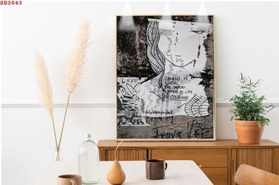 File gốc File tranh hiện đại Sơn Dầu SD2043 (dành cho quảng cáo)